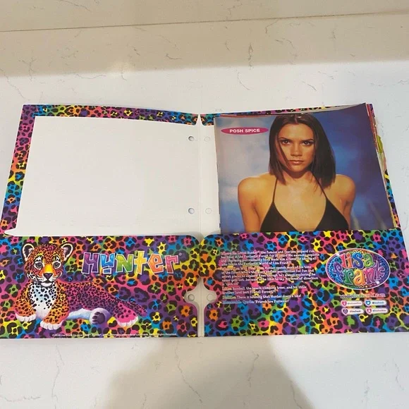 Vintage Spice Girls Magazine Clippings and a Lisa frank folder - Picture 7 of 8